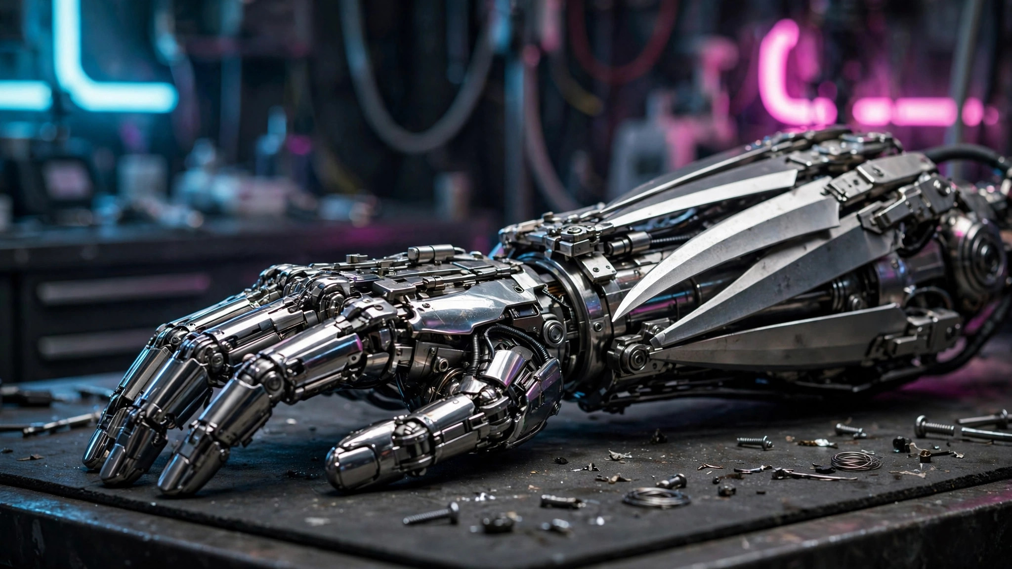Hand cyberware customization at a Glamdoc