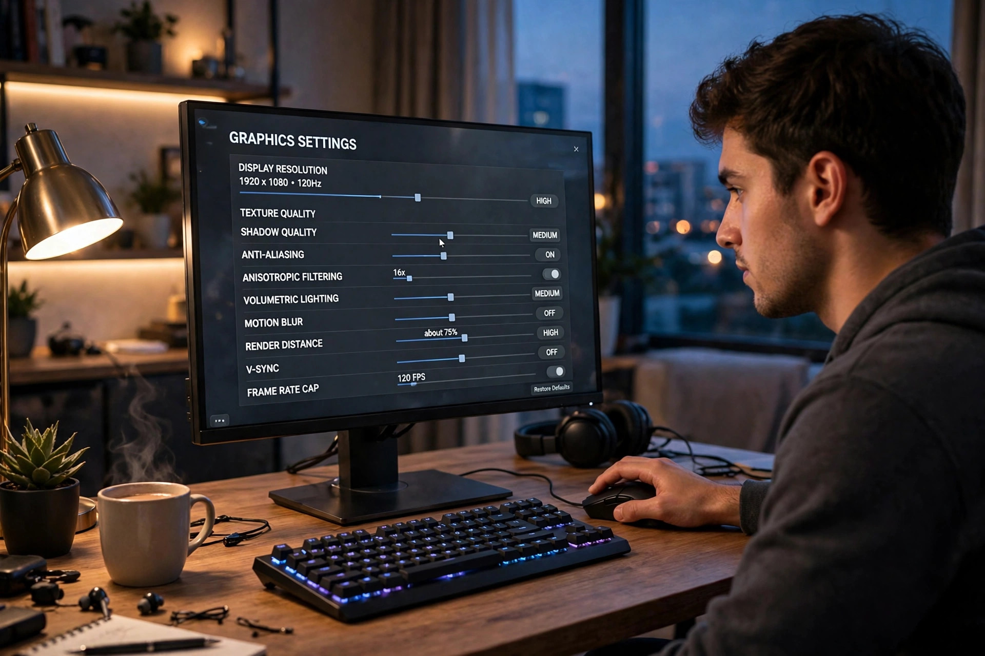 Windows gaming settings to reduce CPU usage